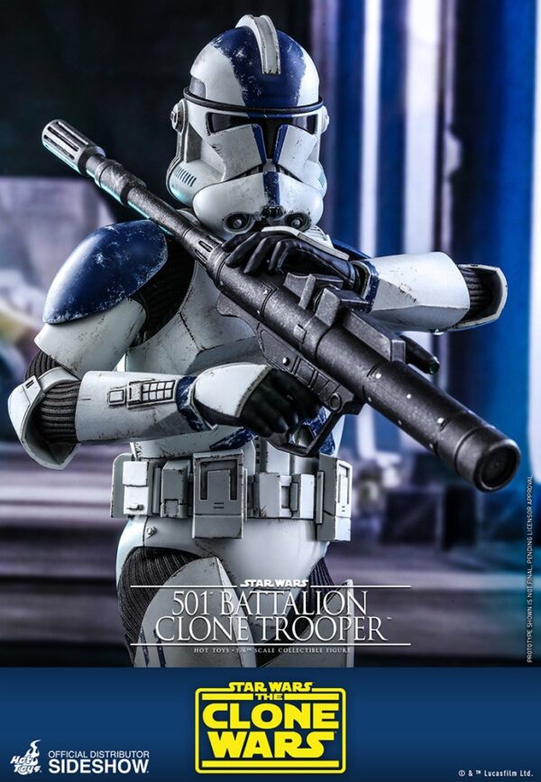 figura clone trooper 501 star wars hot toys clone wars