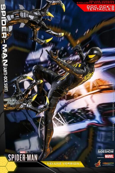 Figura Spiderman Videojuego Anti-Ock Suit Deluxe Hot Toys