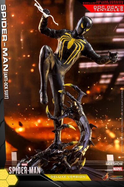 Figura Spiderman Videojuego Anti-Ock Suit Deluxe Hot Toys