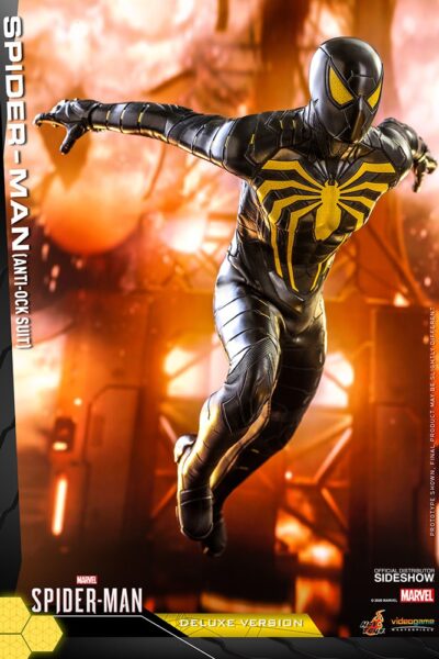 Figura Spiderman Videojuego Anti-Ock Suit Deluxe Hot Toys