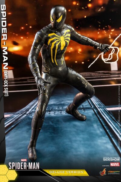 Figura Spiderman Videojuego Anti-Ock Suit Deluxe Hot Toys