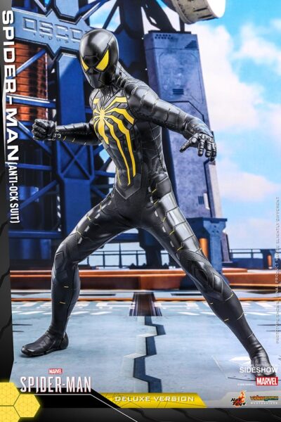 Figura Spiderman Videojuego Anti-Ock Suit Deluxe Hot Toys