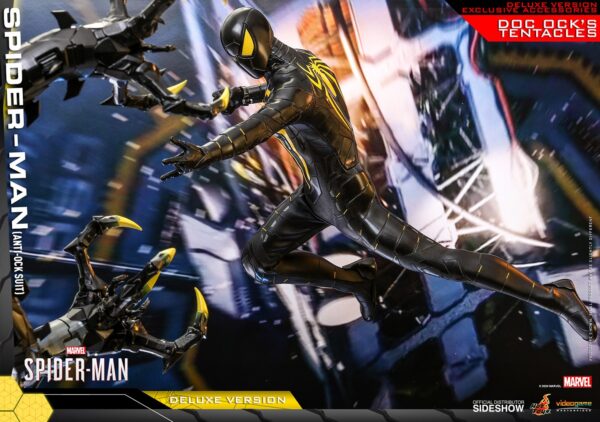 Figura Spiderman Videojuego Anti-Ock Suit Deluxe Hot Toys
