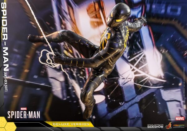 Figura Spiderman Videojuego Anti-Ock Suit Deluxe Hot Toys