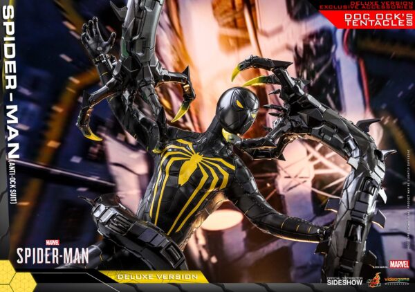 Figura Spiderman Videojuego Anti-Ock Suit Deluxe Hot Toys