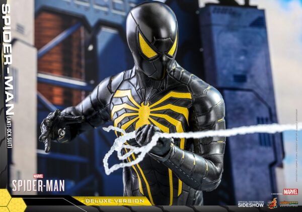Figura Spiderman Videojuego Anti-Ock Suit Deluxe Hot Toys