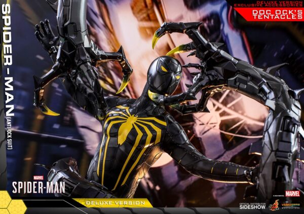 Figura Spiderman Videojuego Anti-Ock Suit Deluxe Hot Toys
