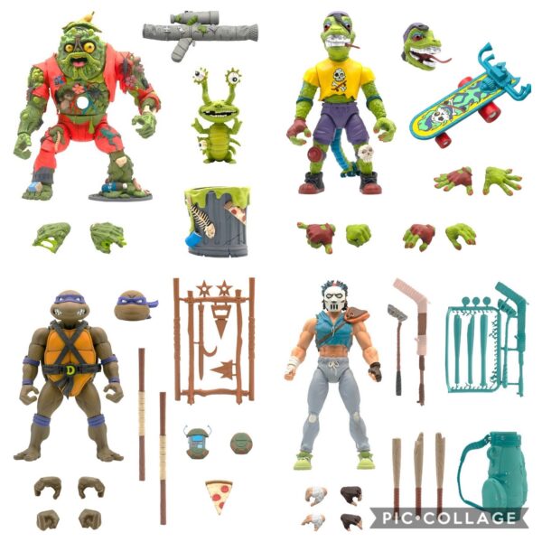 Figuras Tortugas Ninja Ultimates Wave 4 Super7 Set Completo