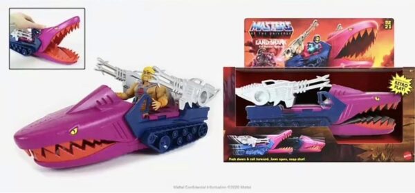 Vehículo Land Shark Masters del Universo Origins Mattel