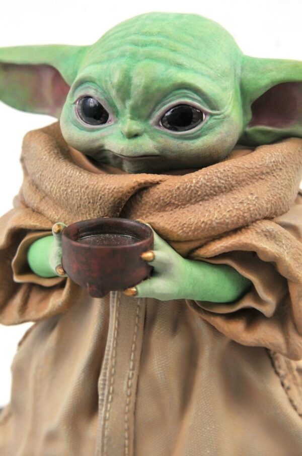 Estatua Baby Yoda Con Sopa Escala 1/2 Star Wars Gentle Giant