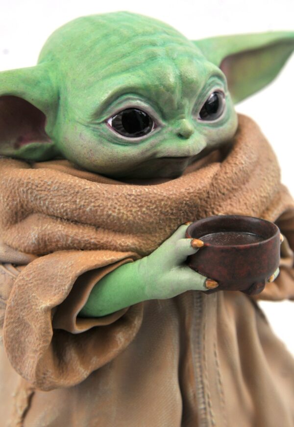 Estatua Baby Yoda Con Sopa Escala 1/2 Star Wars Gentle Giant