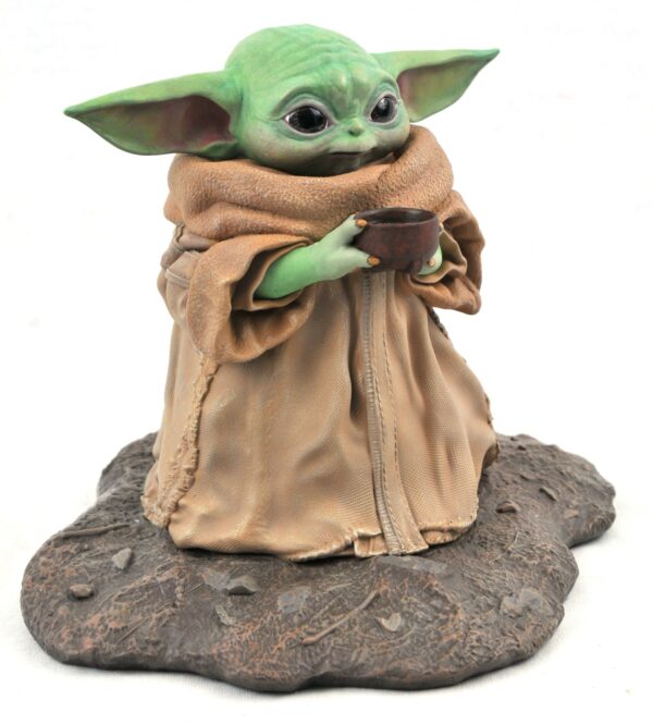 Estatua Baby Yoda Con Sopa Escala 1/2 Star Wars Gentle Giant