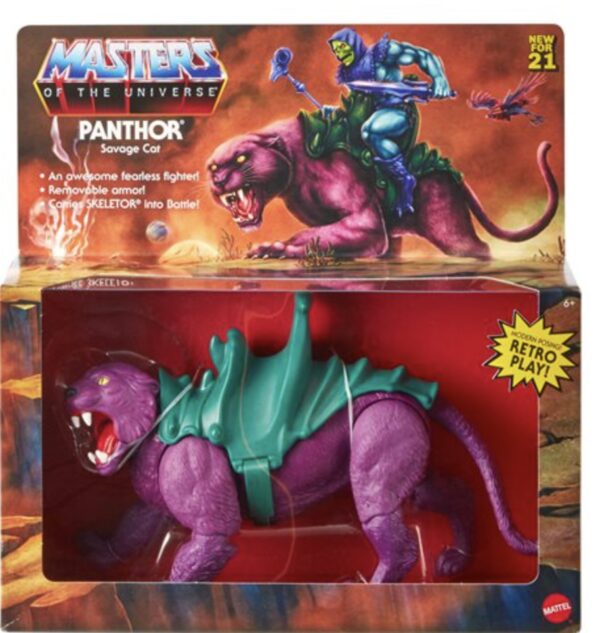Figura Panthor Masters del Universo Origins Mattel