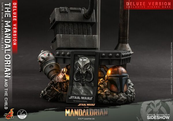 Figura The Mandalorian y The Child Baby Yoda Escala 1/4 Deluxe Version Hot Toys Star Wars