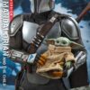 Figura The Mandalorian y The Child Baby Yoda Escala 1/4 Deluxe Version Hot Toys Star Wars