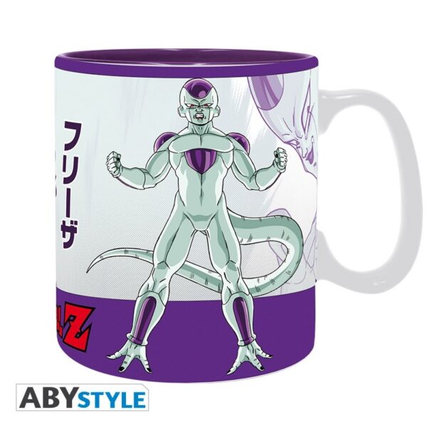 pack de taza king size y posavasos Dragon ball z Goku vs frieza