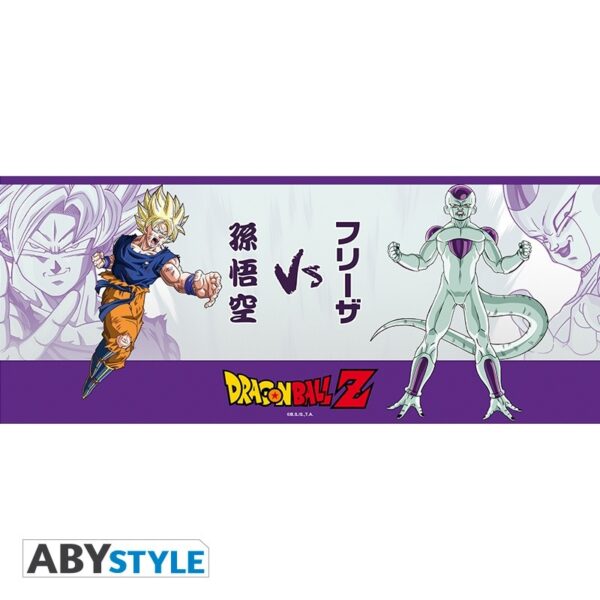 pack de taza king size y posavasos Dragon ball z Goku vs frieza