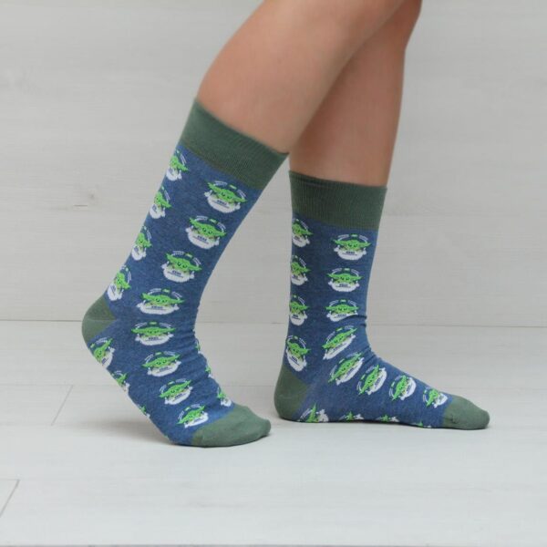 Pack 3 Pares De Calcetines The Mandalorian Grogu The Child Star Wars