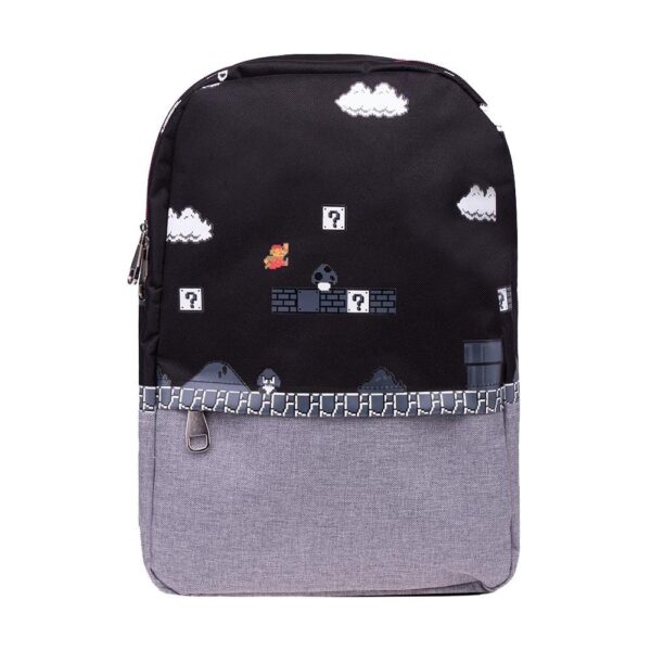 Super Mario Mochila 8-bit Placed Print