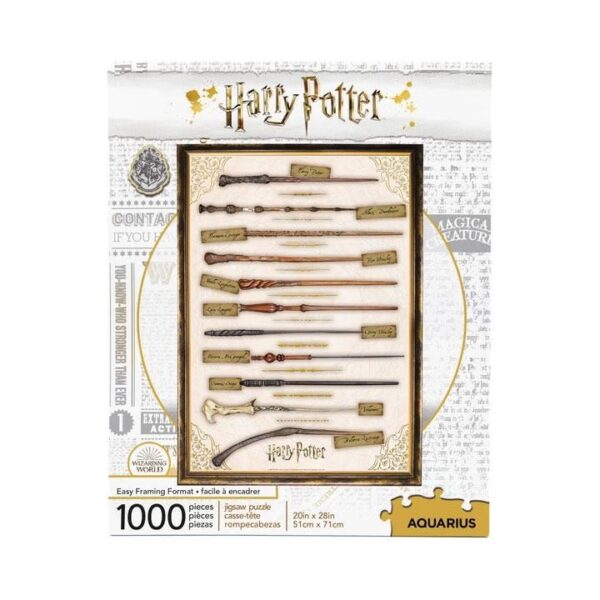 Puzzle Harry Potter Varitas Mágicas 1000 Piezas