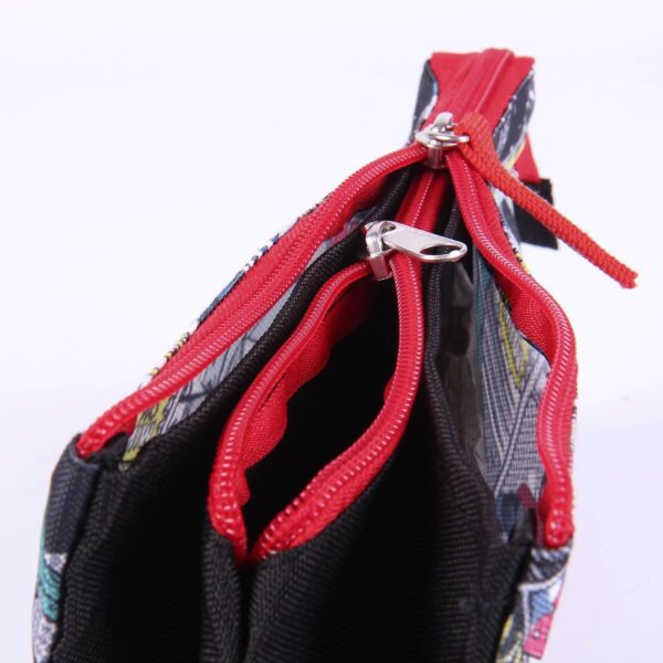 Estuche Portatodo Plano 3 Compartimentos Marvel Comics