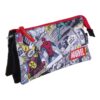 Estuche Portatodo Plano 3 Compartimentos Marvel Comics