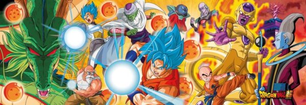 Puzzle Dragon Ball Super Panorámico Personajes 1000 piezas