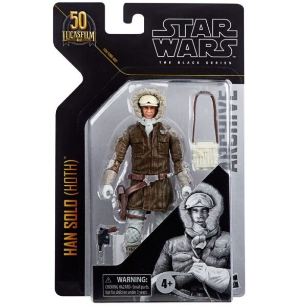 Pack 4 Figuras Star Wars Greatest Hits Black Series Han Solo Hoth, Almirante Thrawn, Luke Skywalker Hoth y Clone Commander Cody