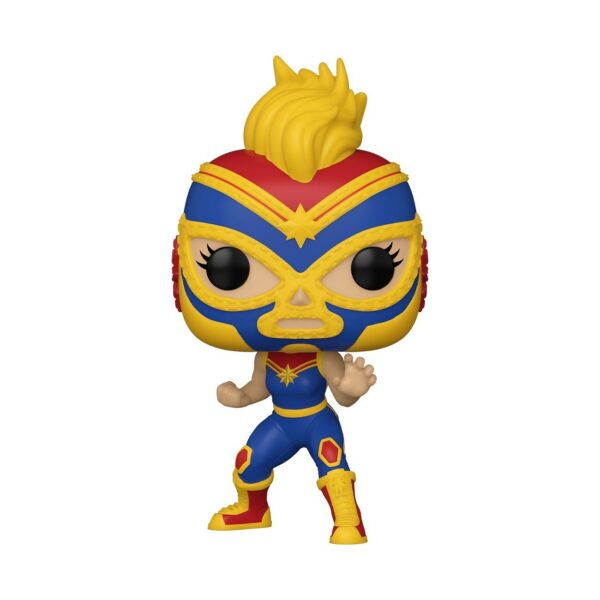 Figura Capitana Marvel Lucha Libre Funko Pop Marvel
