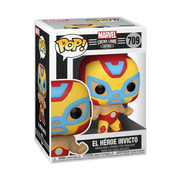 Figura Iron Man Lucha Libre Funko Pop Marvel