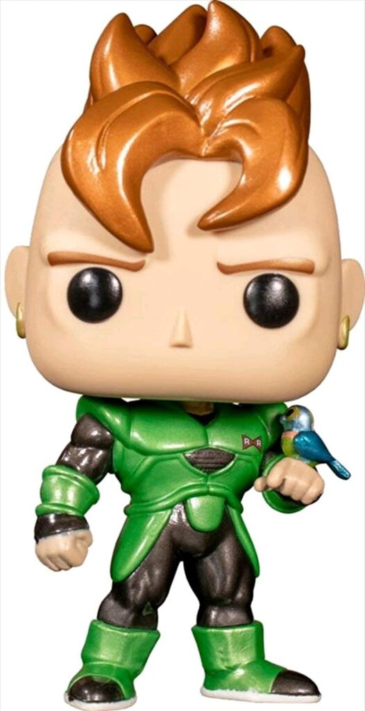 Figura Android 16 Dragon Ball Z Edición Limitada Exclusiva Metálica Funko Pop