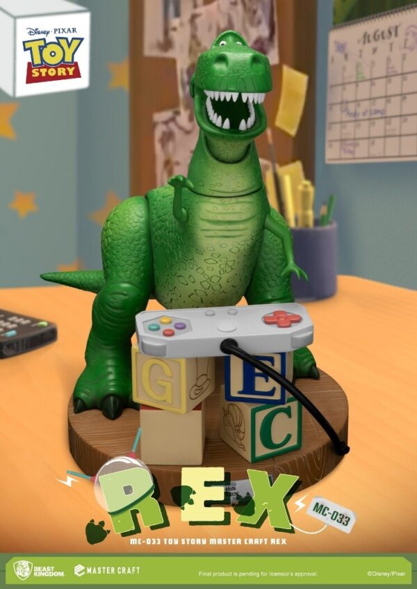 Estatua Rex Toy Story Pixar Disney Master Craft Beast Kingdom Disney
