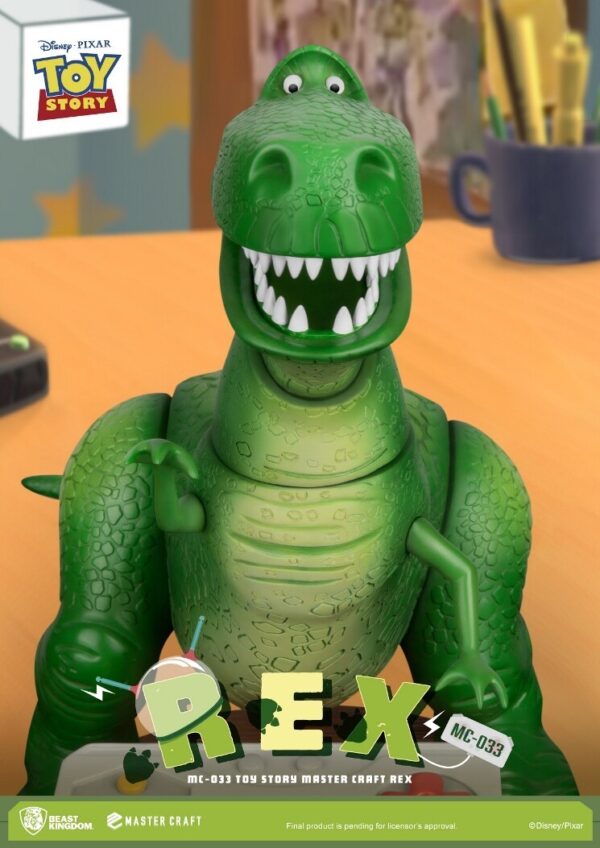 Estatua Rex Toy Story Pixar Disney Master Craft Beast Kingdom Disney