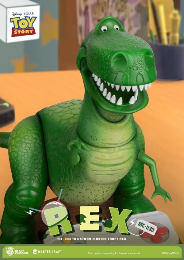 Estatua Rex Toy Story Pixar Disney Master Craft Beast Kingdom Disney