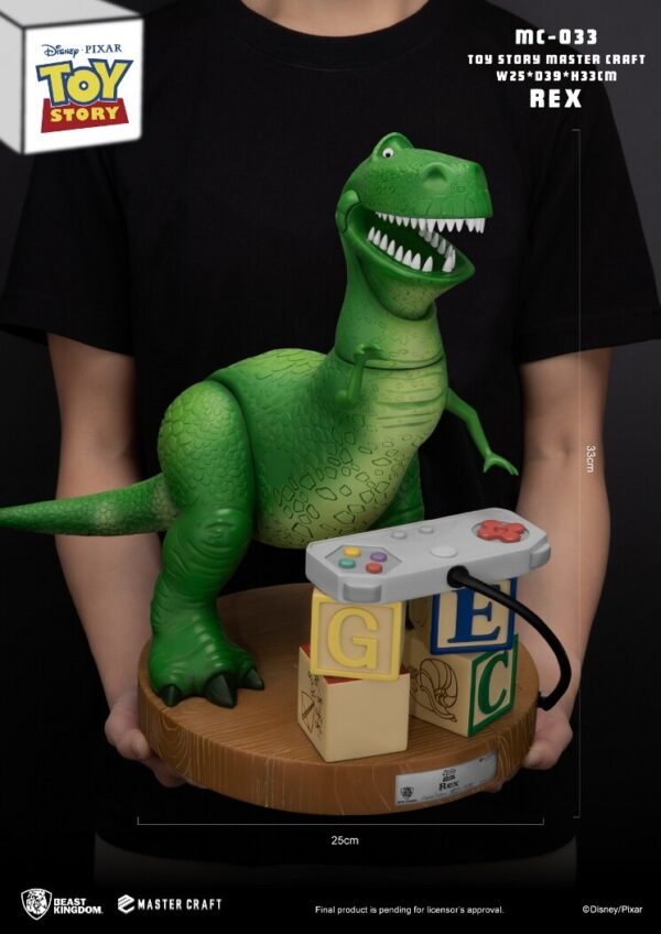 Estatua Rex Toy Story Pixar Disney Master Craft Beast Kingdom Disney