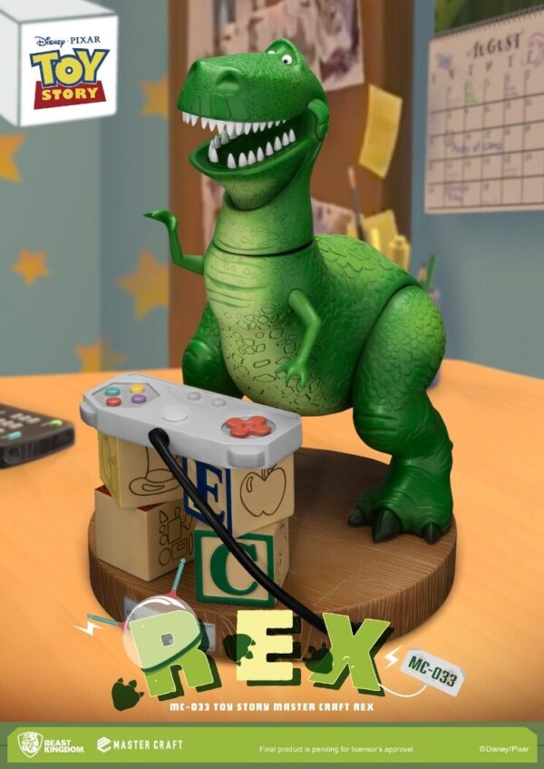 Estatua Rex Toy Story Pixar Disney Master Craft Beast Kingdom Disney