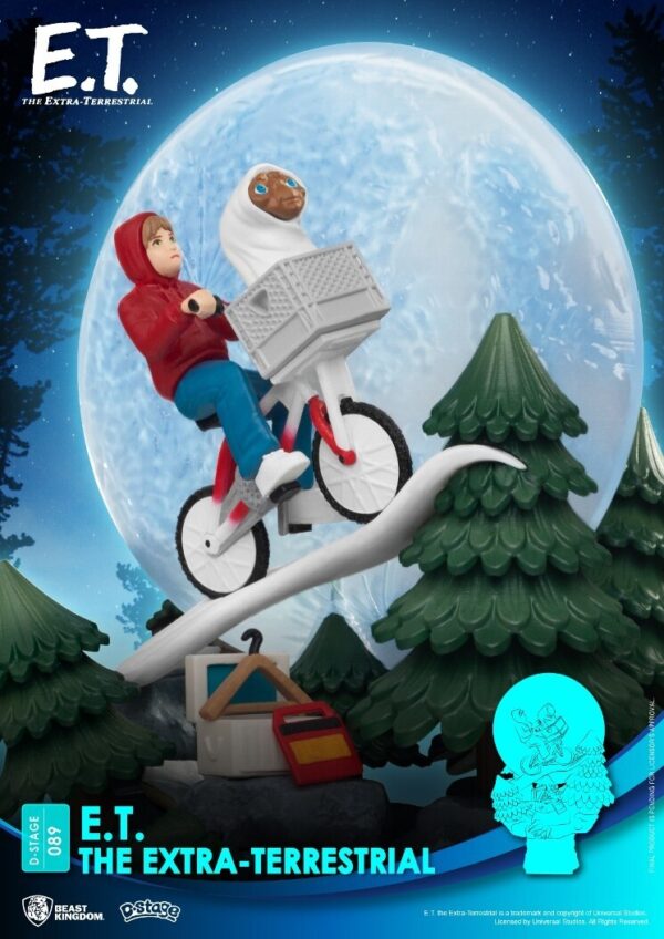 Estatua E.T. El Extraterrestre Diorama PVC D- Stage Series Beast Kingdom Disney