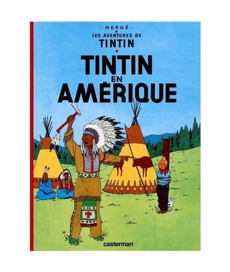 Tintin En Amérique. En francés