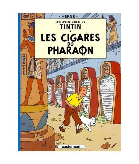 Tintin Les Cigares Du Pharaon. En francés