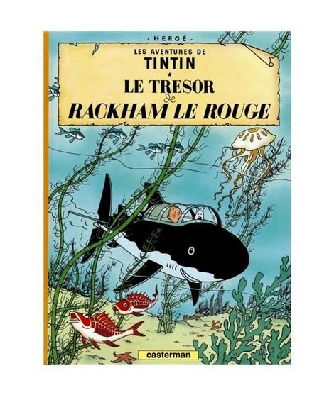 Tintin Le Tresor De Rackham Le Rouge. En Francés.