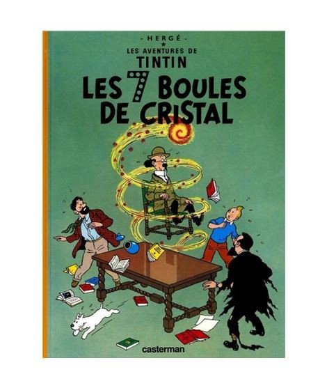 Tintin Les 7 Boules De Cristal. En Francés.