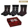Pack 3 Pares De Calcetines AC/DC Talla 35-41