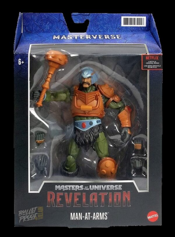 Figura Man At Arms Classic Masters Of The Universe Revelation Masters del Universo Masterverse Mattel
