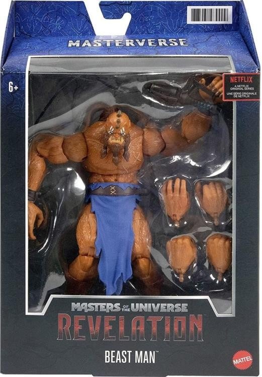 Figura Beast Man Masters Of The Universe Revelation Masters del Universo