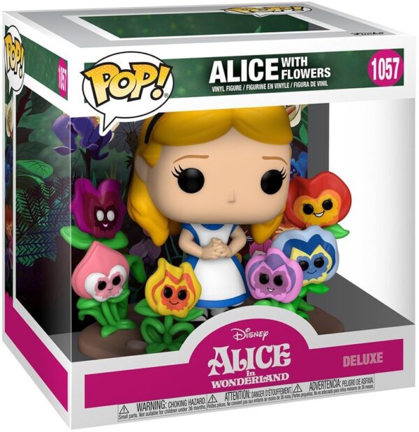 Figura Alicia Con Flores Alicia En El País De Las Maravillas 70 Aniversario POP Funko 1057
