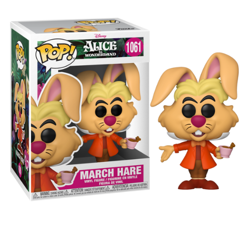 Figura Liebre Alicia En El País De Las Maravillas 70 Aniversario POP Funko 1061