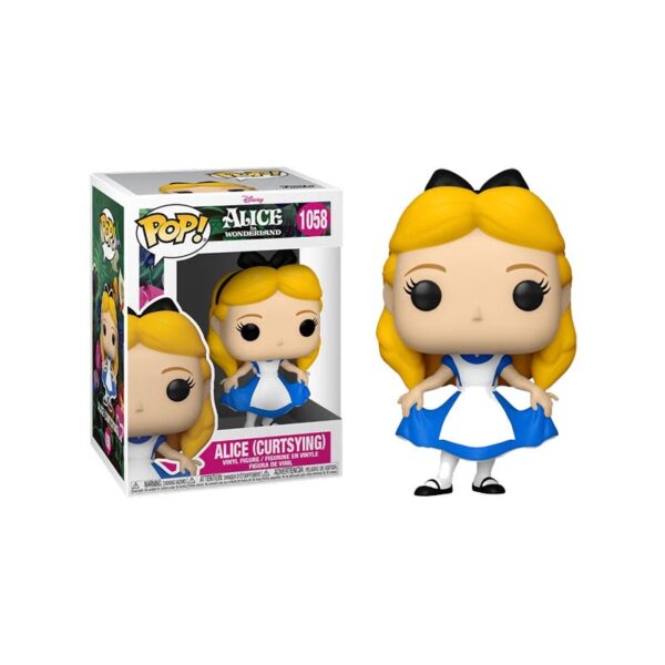 Figura Alicia Reverencia Alicia En El País De Las Maravillas 70 Aniversario POP Funko 1058