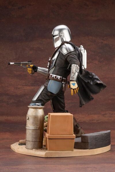 Figura Mandalorian Y The Child The Mandalorian Star Wars Escala 1/7 Artfx Kotobukiya