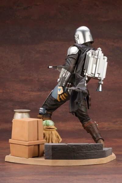 Figura Mandalorian Y The Child The Mandalorian Star Wars Escala 1/7 Artfx Kotobukiya