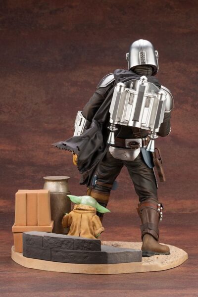 Figura Mandalorian Y The Child The Mandalorian Star Wars Escala 1/7 Artfx Kotobukiya